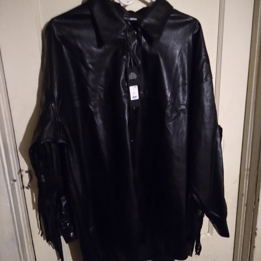 Womens  Faux leather jacket